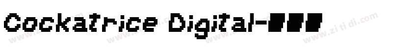 Cockatrice Digital字体转换